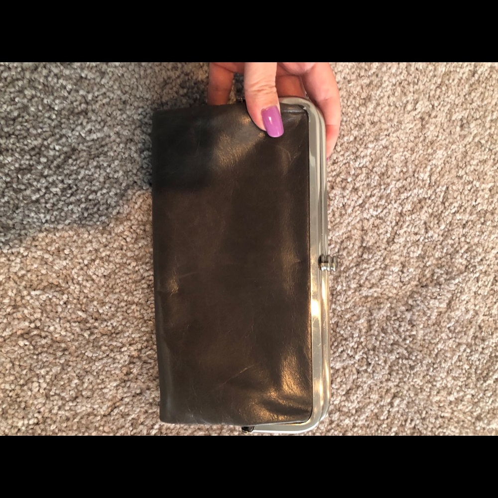 Grey HOBO wallet great condition